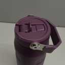 STANLEY IceFlow Flip Straw 2.0 Water Bottle 24 OZ | Built-In Straw with Larger Opening | Lightweight & Leak-Resistant | Insulated Stainless Steel | BPA-Free | Plum