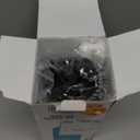 [2-IN-1 LID] 64 oz Insulated Water Bottle with Silicone Boot (48hrs Cold/24hrs Hot) - DIY Stickers, Leakproof, BPA Free, Half Gallon (Black-Grey)