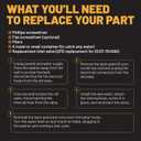 QPD Upgraded Water Inlet Valve Assembly for Samsung Washers (DC97-15459G) - Fixes Leaks, Filling Issues & Error Codes - Easy DIY Installation