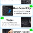RAV4 Cargo Mat - All-Weather Trunk Tray Floor Mat Compatible with 2006-2012 Toyota RAV43D Custom-Fit Waterproof Non-Slip Durable Odorless Raised-Edge TPO Accessories
