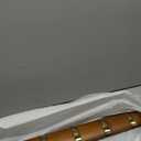 Umbra FLIP Wall Mounted Floating Rack  Modern, Sleek, Space-Saving Hanger with Retractable Hooks to Hang Coats, Scarves, Purses and More, Walnut/Gold