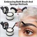 2 Pack Hairline Powder for Women and Men, Used to Root Touch Up Hair Color, Thinning and Gray Hair Coverage and Bald Spots Coverage, White