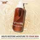 Lighten-Up Skin Brightening Lotion - 13.5 Fl oz / 400ml - Moisturizing, Hydrating Body Lotion for Body, Knees, Elbows, Hands, Underarms, with Jamaican Castor Oil and Shea Butter
