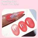 Senvenski Jelly Pink Gel Nail Polish Kit - Nude Pink Translucent Colors with Milky Sheer Finish | Vegan UV/LED Nail Art Kit Gift for Women Manicure Salon DIY(CS2-014)