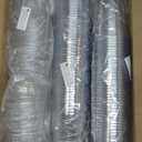 Homestockplus 15 oz Clear Plastic Cups with Lids (100 Pack) Strawless Sip Lids, LeakProof & BPAFree Iced Coffee Cups Disposable Cold Drink Cups for Smoothies, Milkshake, Parties, Events (100 Pack)