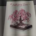 Wise Block Cherry Blossom Tree Building Block Set for Adult 900 Pcs Artificial Bonsai Tree Plants for Home Decor, Adult Ages 18