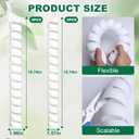 6PCS Tree Trunk Protector Guard, 2 Size Plastic Spiral Tree Bark Protector Tree Wraps to Protect Bark, Tree Tubes Protect Saplings Plants from Deer, Rabbit, Cats, Rodents, Mowers, Trimmers