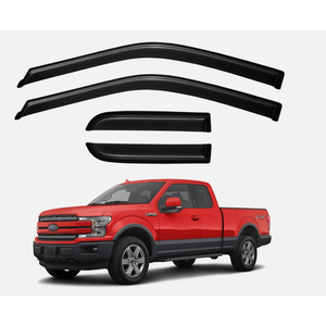 Window Visors Rain Guards for 2015-2026 Ford F150 SuperCab, Out-Channel Window