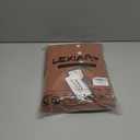 Lexiart Men's Knit Sweater Long Sleeve Textured Warm Casual (Brown, XXL)