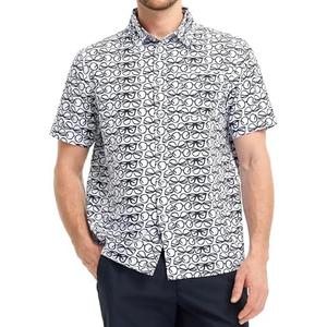M MAELREG Mens Hawaiian Shirts Short Sleeve Button Down Tropical Beach Floral Solid Print Summer Vacation Mens Casual Shirts, Size: Small