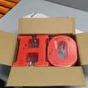 EDYCON Christmas Letter Lights Sign Table Decorations Christmas LED Light up Letters Battery Powered Letter for Home Bar Party Bedroom Tabletop Indoor Decor Gift (HOHOHO)