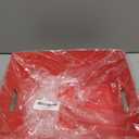 AFOROEOA 10PACK Red Baskets For Gifts Empty, 10x12Thick Kraft Gift Basket with 10 Bows 10 Bags Empty Gift Baskets for Christmas, Easter, Birthdays, Snacks, Farmers Market