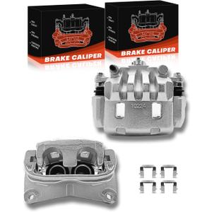 TOVASTY 2PC Set Brake Caliper Left & Right Front Side Set Compatible With Subaru 2003-2018 Forester, 2003-2014 Outback, 2013-2015 XV Crosstrek, Crosstrek, Legacy, Saab 9-2X