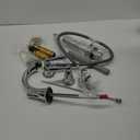 Moen Brantford Chrome Two-Handle High Arc Widespread Bathroom Sink Faucet for 3-Hole Setups with Valve Included, TV6620