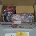 Geedel Rotary Cheese Grater, Kitchen Mandoline Vegetable Slicer with 3 Interchangeable Blades, Easy to Clean Rotary Grater Slicer for Fruit, Vegetables, Nuts (Orange)