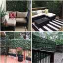 DOEWORKS Expandable Fence Privacy Screen for Balcony Patio Outdoor, 1PC Faux Ivy Fencing Panel for Backdrop Garden Backyard Home Decorations