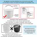 QPQ 2pack-SP1082CA Pool Skimming Basket Replacement Hayward Skimmer Basket SPX1082CA Replacement Aladdin B-152 Skimmer SP1082 SP1083 SP1084 1085 SP1075 1075T 1076 1077 Skimmers Basket