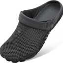 Besroad Outdoor Hiking Slip on Sandals Sports Water Shoes Fashion Sneakers Slippers Classic Clogs for Women Men (7.5 Women/6 Men, Mesh Dark Grey)