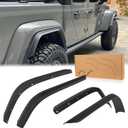 Z8 4PCS Front & Rear Fenders Compatible with 2020-2024 Jeep Wrangler Gladiator JT Sport & Willys, Off-Road Wheel Fender Liner(Not Fit for JT Rubicon/Mojave)