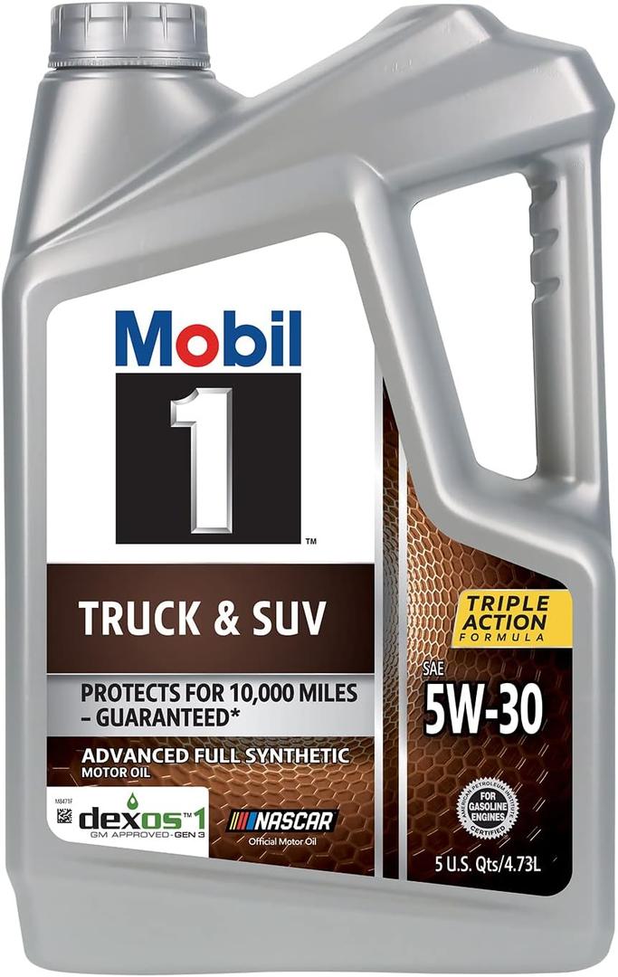 Mobil 1 Truck & SUV Full Synthetic Motor Oil 5W-30, 5 Quart