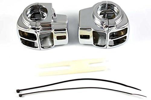 Motorcycle Chrome Switch Housing Cover For Harley-Davidson Road Glide Custom FLTRX Electra Classic FLHTC