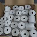 Amazon Basics Thermal Paper Receipt Rolls, POS Receipt, 3 1/8" x 230', 50 Rolls, BPA-Free and FSC Certified, Recycled Materials, White