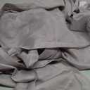 MIULEE 2 Panels Solid Color Sheer Window Curtains Elegant Window Voile Panels/Drapes/Treatment for Bedroom Living Room (54X72 Inches Light Grey)