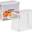 Booster Box Acrylic Protector Case Display Case 8mm Thick Magnetic Lid Closure Easy Top Loading UV Protection Dust proof Display Case Compatible with PKMN Booster Boxes (Case Only)