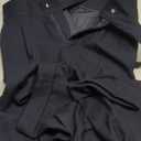 Men's Classic Gurkha Naples Italian Style Dress Pants No Need to tie a Belt (33W x 31L, Blue)