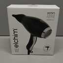 Elchim 3900 Healthy Ionic Ceramic Hair Dryer, Black/Silver, 1 Count (Pack of 1)