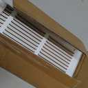 30"W x 6"H Return Air Grille [Duct Opening Size], Steel HVAC Return Air Vent Cover for Wall & Ceiling, White Powder-Coated Rust-Resistant AC Cold Air Return, Outer Dimensions 31.75"W x 7.75"H