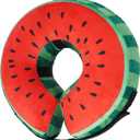 Recovery Donut Collar for Dogs & Cat,Inflatable Dog Collar Alternative After Surgery,Soft Cone for Large Medium Small Pet(Watermelon,X-Large) (XLNeck 18"-23")