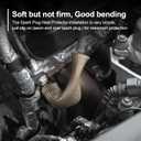 Titanium Spark Plug Boot Sleeve,6 Inch, Basalt Fiber,8 Pack, TH-01