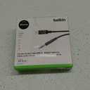 Belkin AV10172bt03-BLK 3.5mm Audio Cable With Lightning Connector, Black, Smartphone