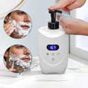 Hot Lather Machine for Shaving Professional Lather Maker for Men Face Shaving with 2 * 500ml Foam Bottle Large Capacity Shaving Foam Machine Warmer for Home Salon Barber Shop33