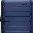 Traveler's Choice Pagosa Hardshell Expandable Luggage with Spinner Wheels, Navy, 22-Inch Carry-on