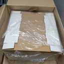 50 Pack Cardboard Trays for Food with Handles Sturdy Disposable Cookie Serving Trays Bulk for Party Platters, Crafts, Fast Food, Takeout Container (White,15" X 12" X 1.75")