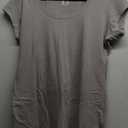 Sexy Basics Womens Cotton Stretch Scoop Neck Short Sleeve Extra Long T Shirt - Multi Packs, L