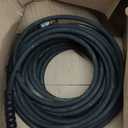 YAMATIC 3/8" Pressure Washer Hose 100 FT,4000 PSI Steel Wire Braided with 360°  Swivel 3/8" Quick Connect, Rated 212°F Hot/Cold Water, Steel Braided Rubber Hose for Professional Gas Cleaning