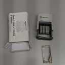 Amazon Basics Self-Inking Date Stamp for Office Documents, Rectangular, 2.56" x 1.69" x 4.13"