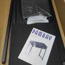 Pamray 32 Inch Small Computer Desk with 2 Drawers for Bedroom Study Writing Home Office Table for Small Spaces Black