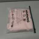 Girl's Long Sleeve Cropped T Shirts Square Neck Tee Slim Fitted Casual Basic Tops (Pink)