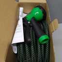 Garden Hose 50ft, Non-Expanding Flexible Hose with 10 Function Nozzle, Lightweight, Kink Free, Sturdy, Leak-Proof, Portable, Water Hose 50ft for Outdoor, Yard, Lawn, Car Wash and Camper Use