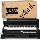 Compatible DR830 Drum (Not Toner) Replacement for Brother DR830 DR-830 Drum Unit for Brother DCP-L2640DW HL-L2400D HL-L2405W HL-L2460DW HL-L2480DW MFC-L2820DW MFC-L2900DW Printer 1 Pack
