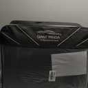 GIANT PANDA Custom Fit Tacoma Full Set Car Seat Covers for Toyota Tacoma 2016 2017 2018 2019 2020 2021 2022 2023 Crew Cab/Extended Cab/Double Cab,Front&Rear Interior Accessories,PU Faux Leather(Black)