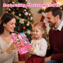 Advent Calendar, 12 Surprise Accessories Including Fashion Doll Clothing Glasses Hand Bags & High Heels, Advent Calendar 2025 for Girls Ages 4-7, Holiday Party Birthday Christmas Gifts