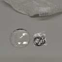 HDCRYSTALGIFTS 75mm Prism Hanging Crystal Suncatcher Clear Chandelier Crystals Flower of Life Prisms Sun Catcher Indoor Window Glass Ornaments for Christmas Tree Gifts