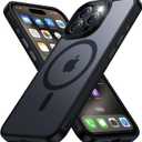 Tigowos Magnetic for iPhone 16 Pro Max Case Fits MagSafe 16FT Drop Resistant Matte Skin Feeling Back Cover Shockproof Slim Fit for iPhone 16 Pro Max Phone Case 6.9 inch, Matte Black