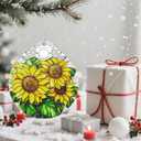 Christmas Ornament, Christmas Tree Ornaments, Keepsake Ornaments, Holiday Decor, Holiday & Xmas Gifts, Gifts for Sunflower Lovers & Flower Lovers - Sunflower-Theme