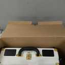 Victrola Journey Bluetooth Portable Suitcase Record Player  with Built-in Speakers, 3 Speed Vinyl Record Player, RCA Out, Headphone Jack (White)